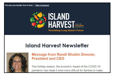 Island Harvest Email Blast